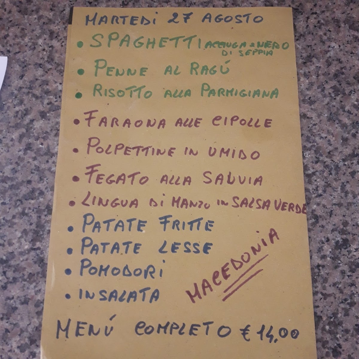 Menu Da Sandrino Ristorante Pizzeria-2